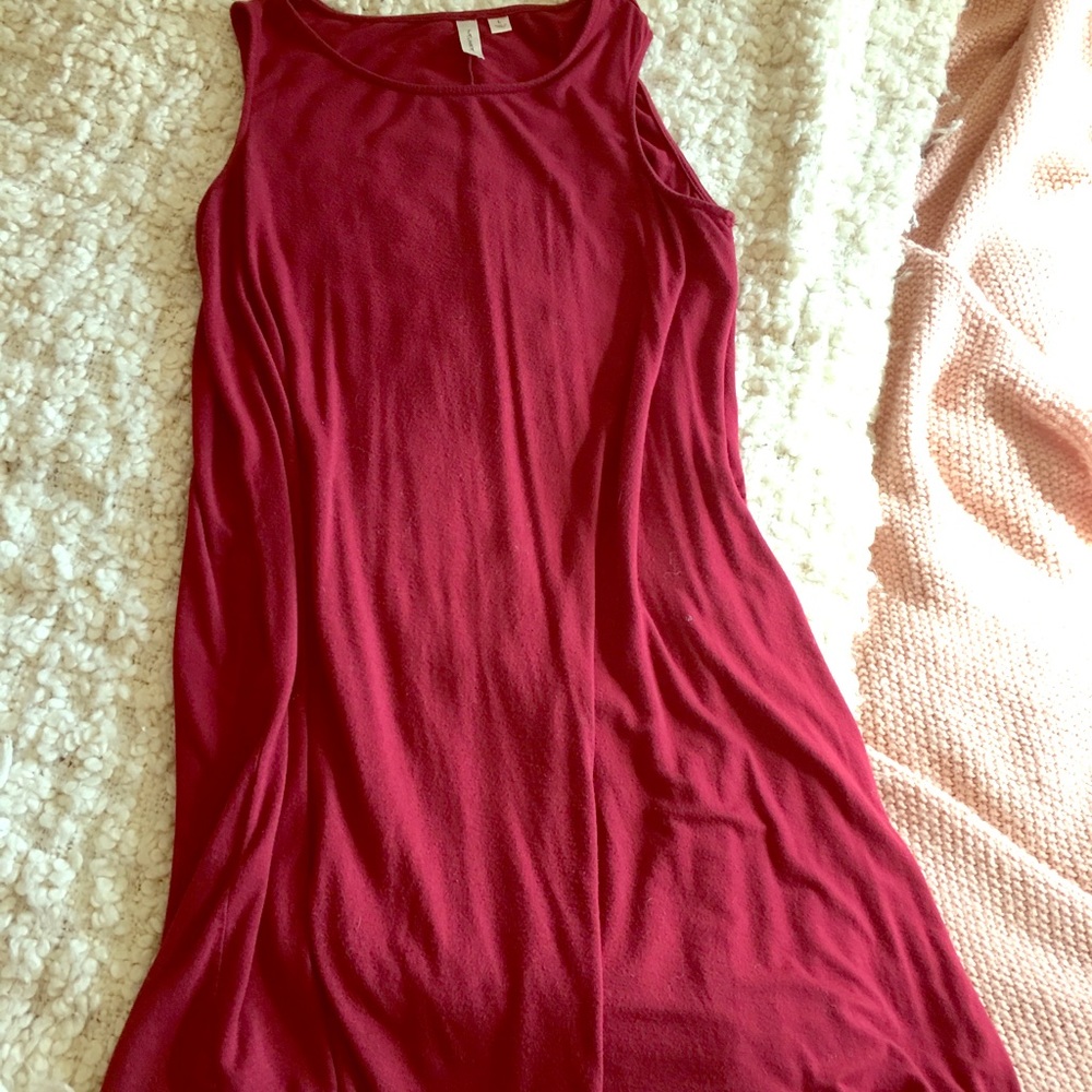 Tank top flowy dress